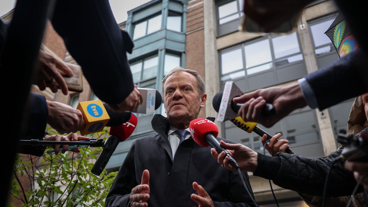 Donald Tusk w Brukseli, 26 października