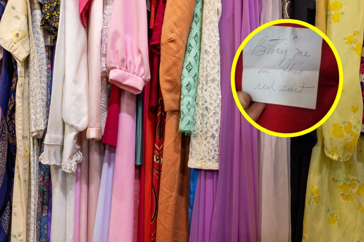 Note found in thrift store blazer sparks emotional reactions online