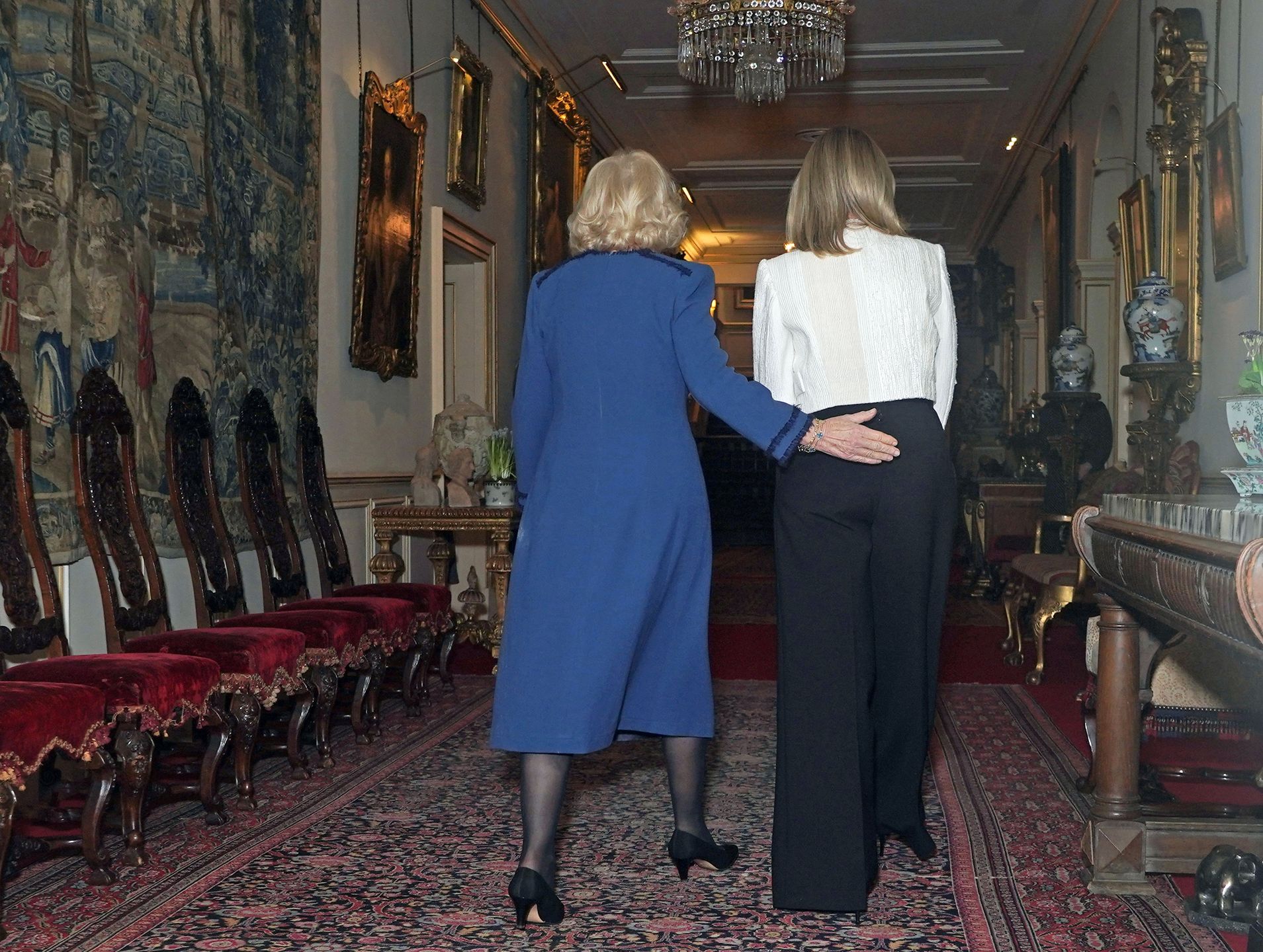 Królowa Camilla gościła Ołenę Załenską w Clarence House