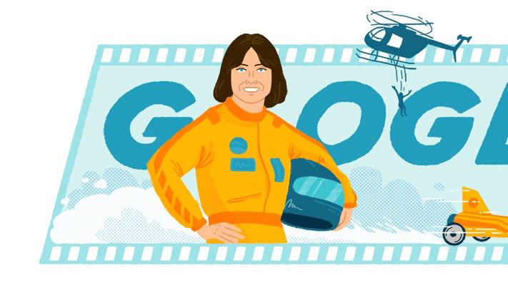Kitty O'Neil w Google Doodle
