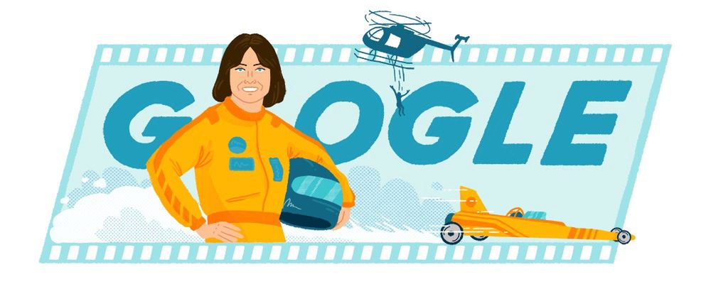 Kitty O'Neil w Google Doodle