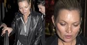 Kate Moss wychodzi z imprezy