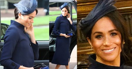 Skromna Meghan Markle na ślubie księżniczki Eugenii (ZDJĘCIA)