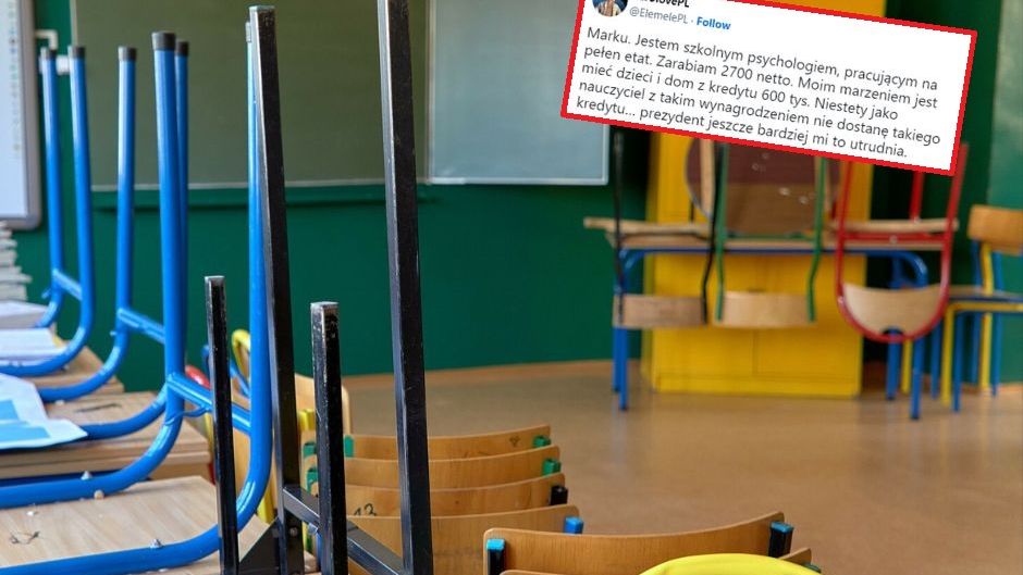 Psycholog szkolny zdradził, ile zarabia. "Moim marzeniem jest mieć dzieci i dom z kredytu"