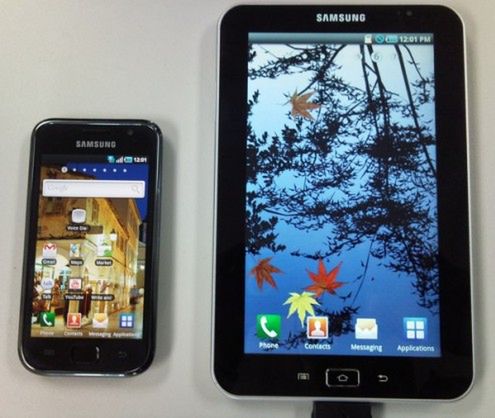 Samsung Galaxy Tape - zgrabny tablet z Super AMOLED-em, procesorem 1,2GHz i Androidem 2.2