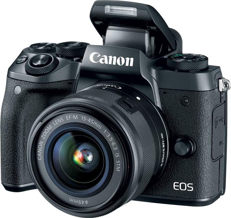 Canon EOS M5 posiada wizjer elektroniczny