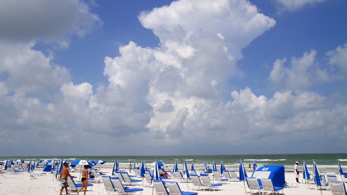 Plaża w St. Pete na Florydzie.
