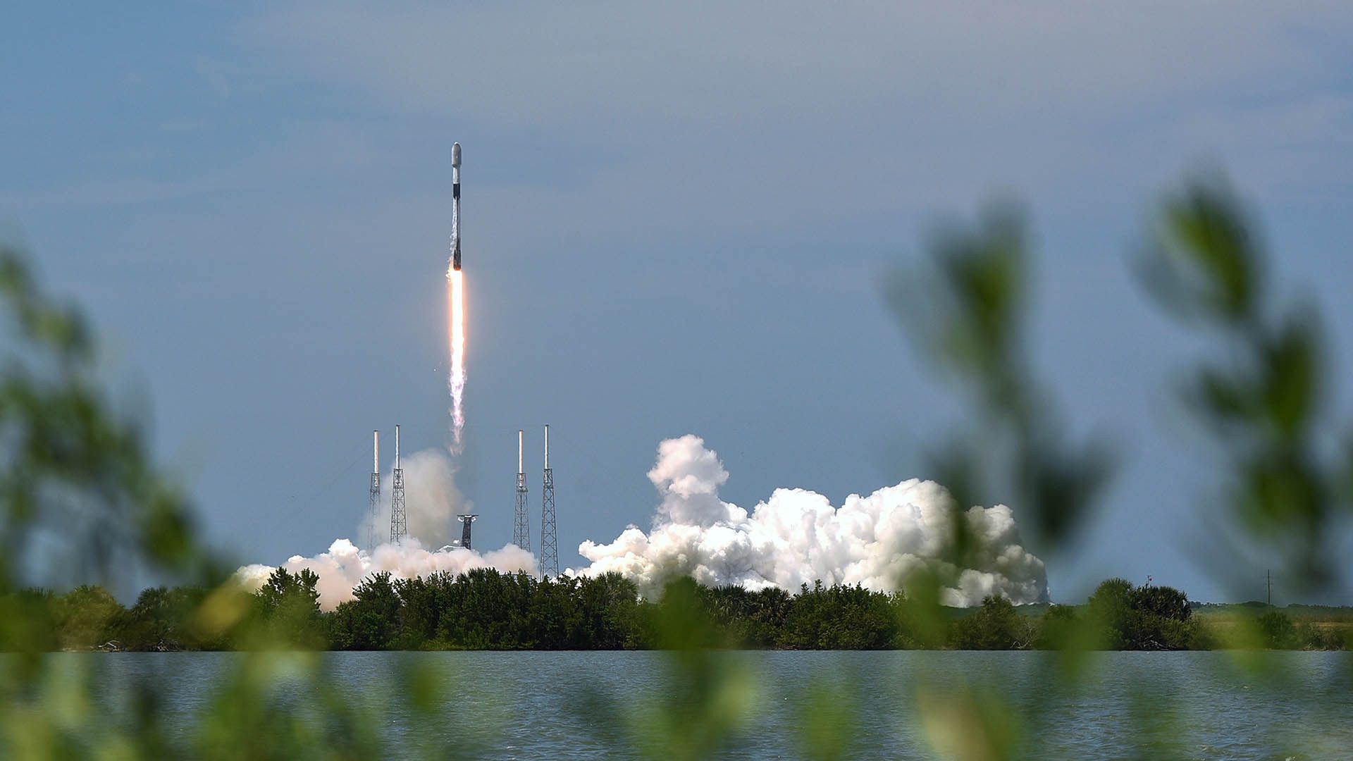 Start rakiety Falcon 9 firmy Spacex.