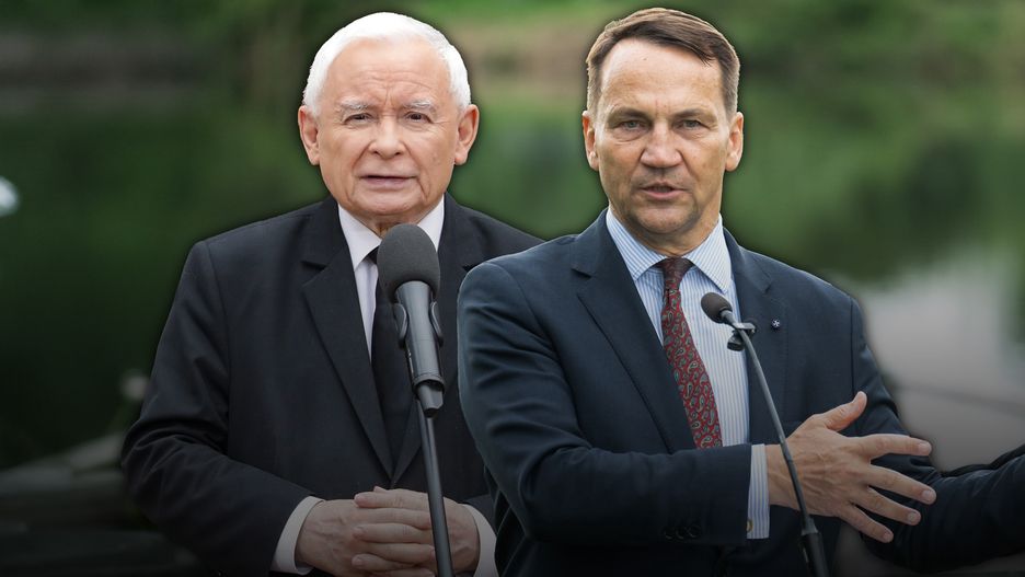 Jarosław Kaczyński uderzył w Radosława Sikorskiego