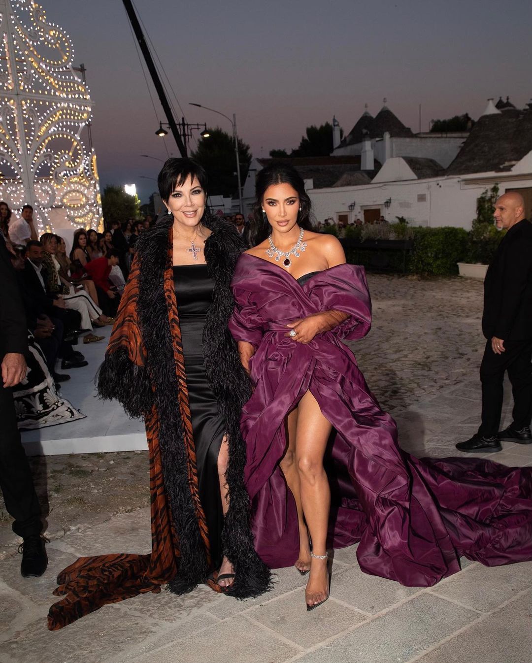 Kim Kardashian na pokazie Dolce&Gabbana