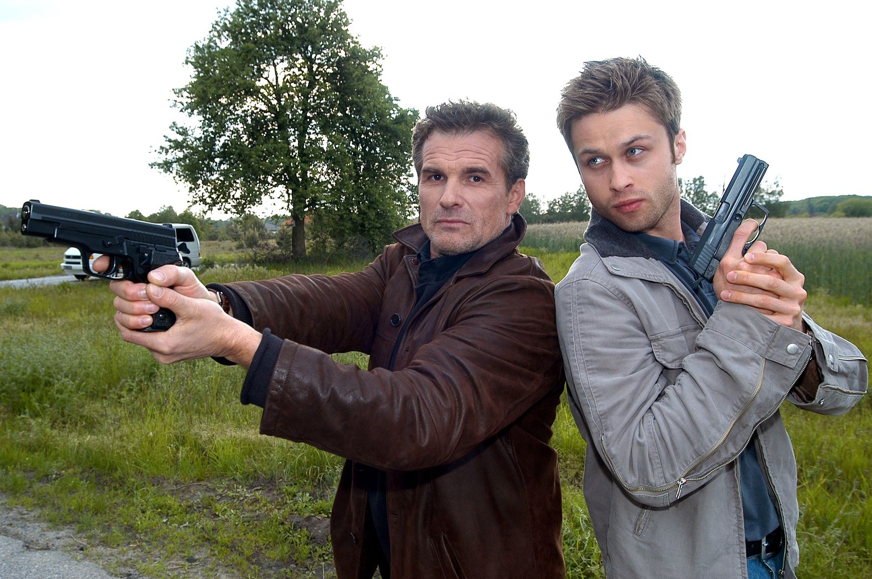 W serialu "Kryminalni" aktor grał m.in. z Markiem Włodarczykiem