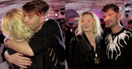 Maciej Zień przytula Grażynę Szapołowską!