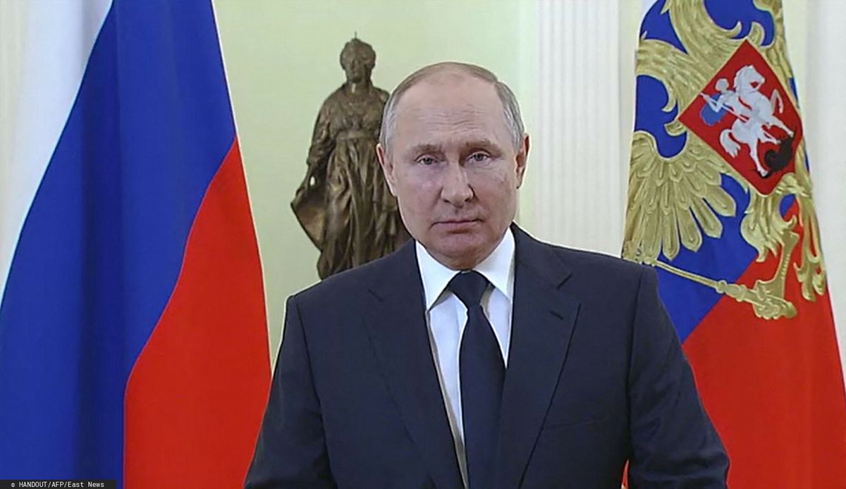 Władimir Putin wystąpił z propagandowym przemówieniem 