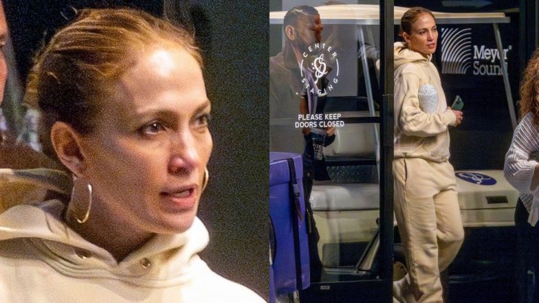 Jennifer Lopez pokazała się w nieformalnej odsłonie, bez makijażu i w wygodnym dresie