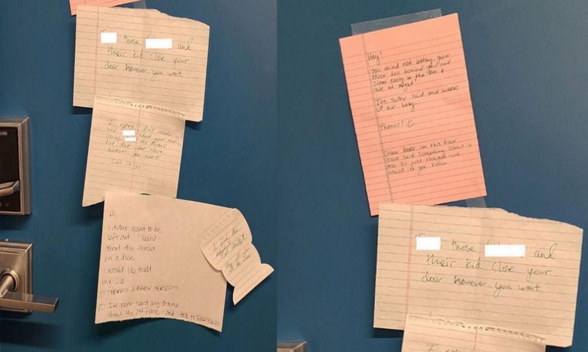 Rodzice napisali karteczkę z prośbą do sąsiada