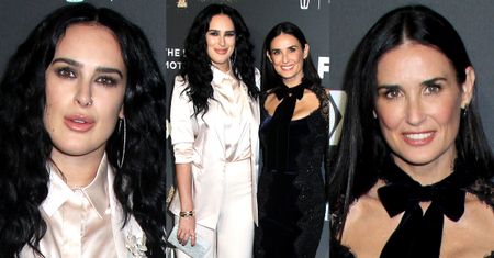 Demi Moore pozuje ze zoperowaną córką