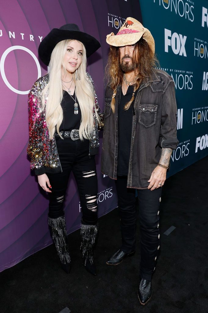 Billy Ray Cyrus with his wife Firerose