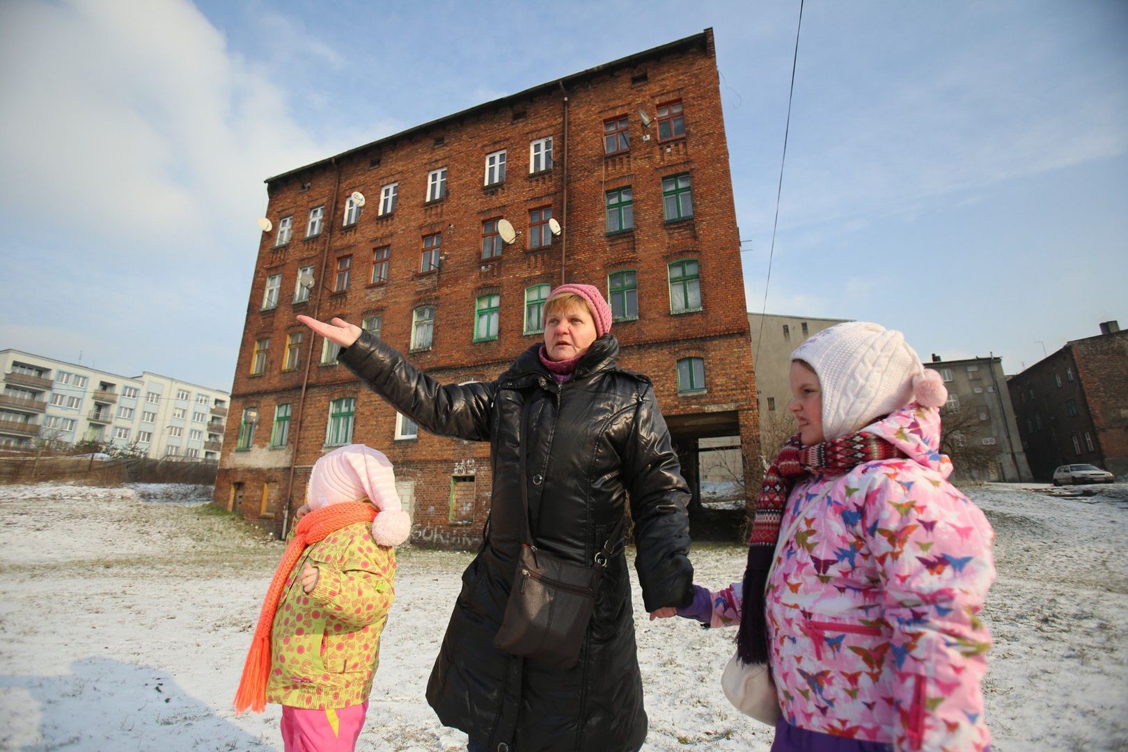 26.01.2014 RUDA SLASKA ZBRODBIARZ TRYNKIEWICZ MA ZAMIESZKAC W RUDZIE NA UL DABROWSKIEG FOT. MARZENA BUGALA - AZARKO/POLSKAPRESSSE