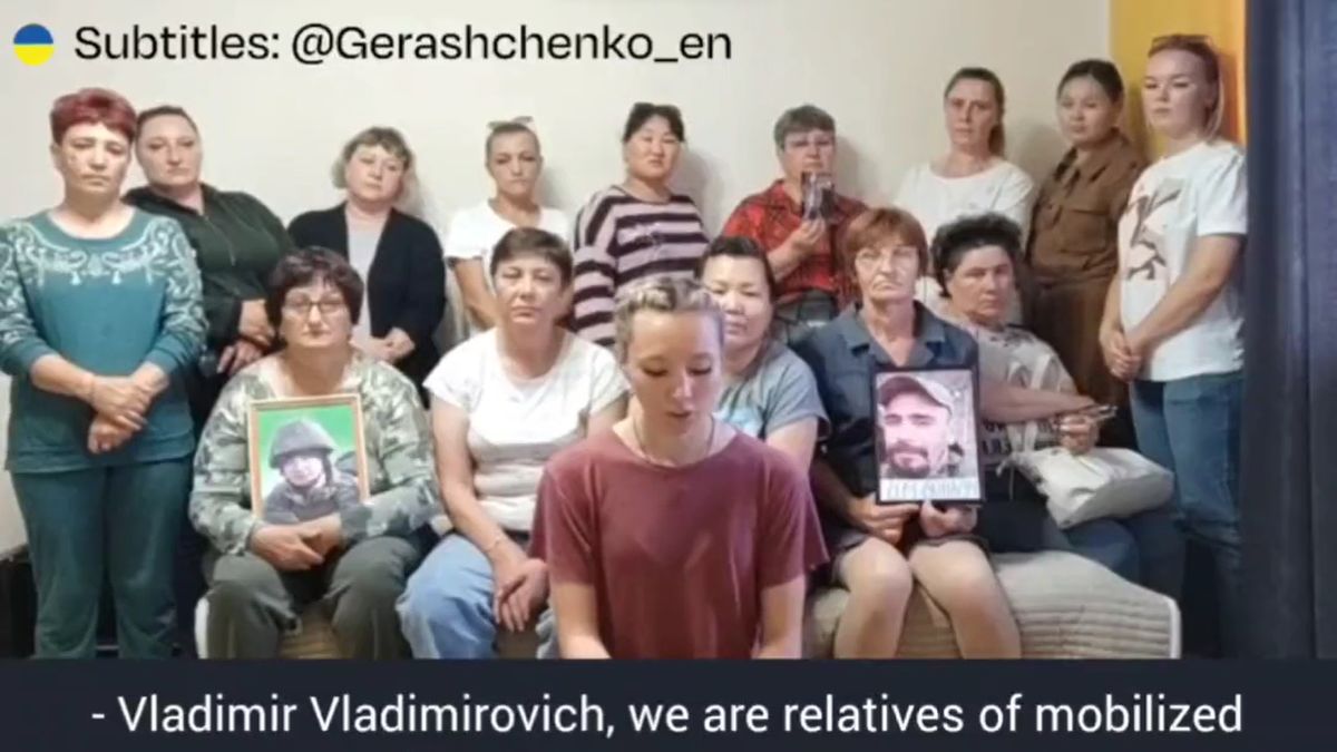 Matki, żony, siostry i córki zaginionych żołnierzy rosyjskich proszą Putina o pomoc