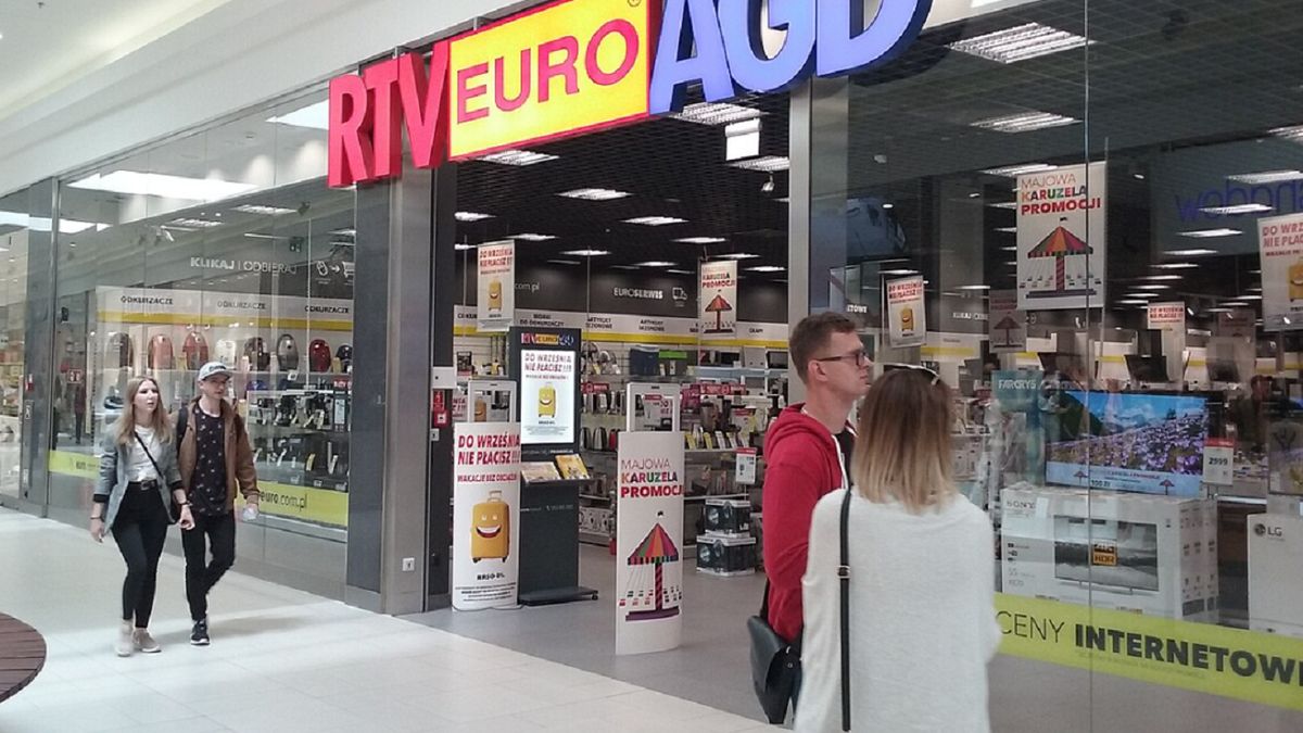 Salon RTV Euro AGD w Galerii Tomaszów w Tomaszowie Mazowieckim
