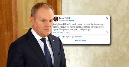 Złośliwe życzenia Tuska. Zwrócił się do polityków PiS