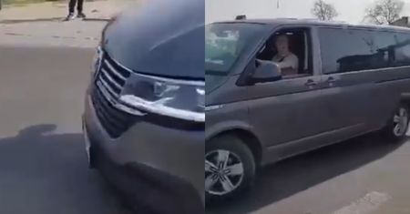 Dostawczak potrącił rolnika. Nagranie trafiło do sieci, policja bada okoliczności