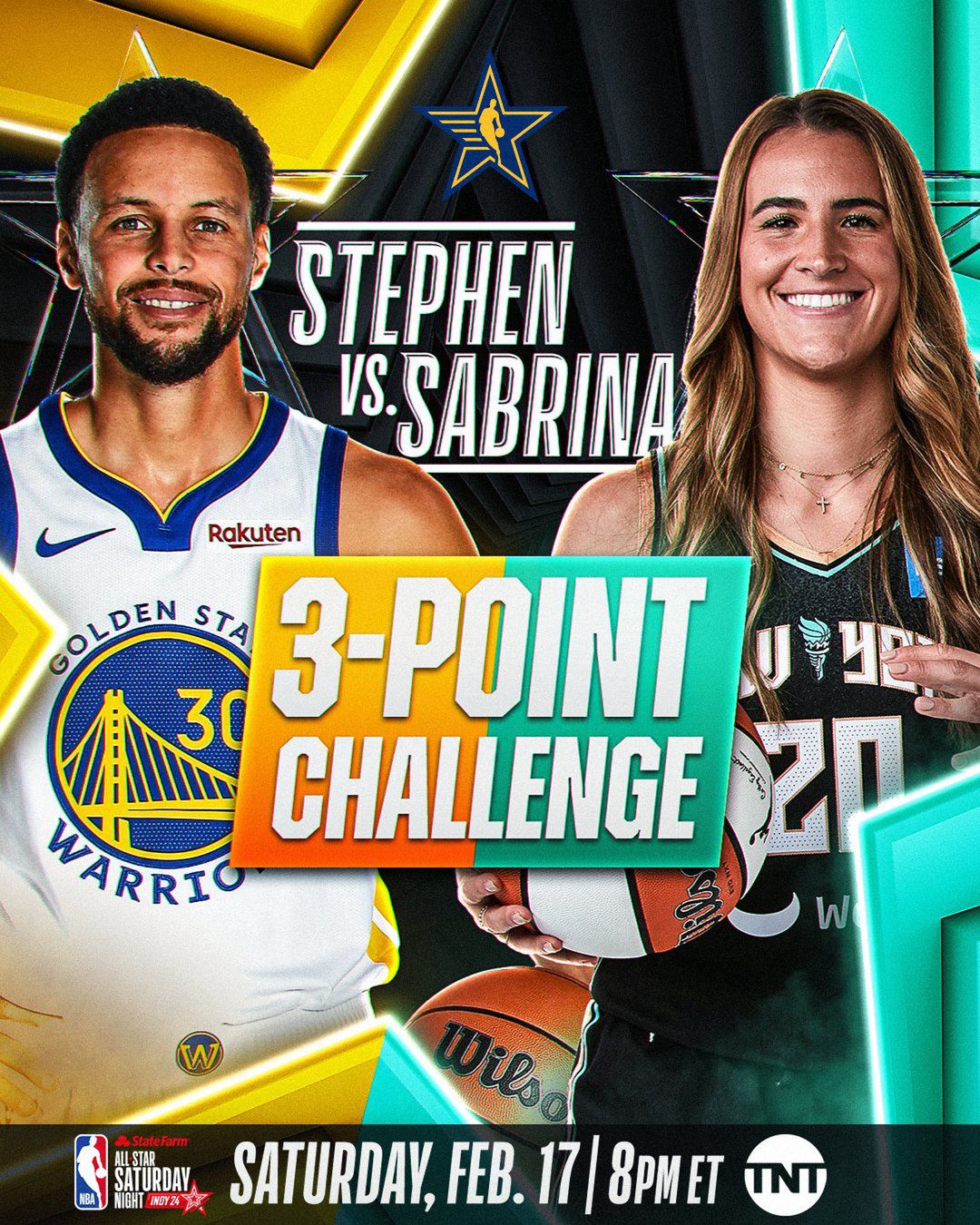 Curry to face Ionescu in the final 3-point clash between two record-breakers