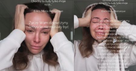 Anna Wendzikowska ZALEWA SIĘ ŁZAMI na Instagramie: "Ból boli, ale nie zabija"