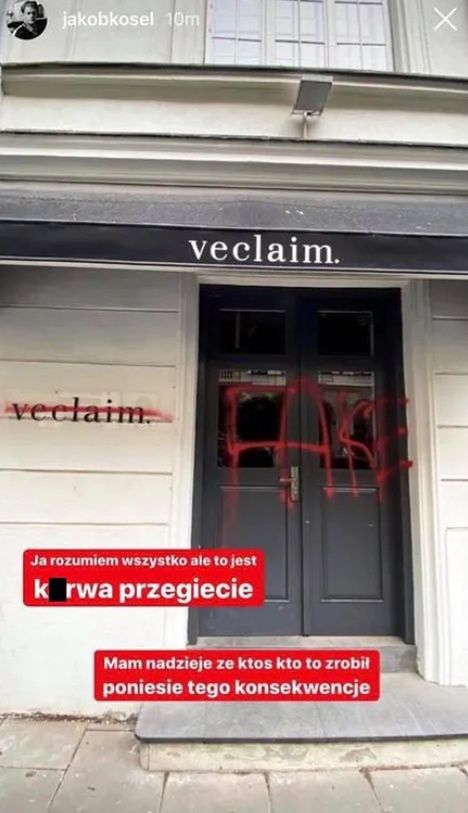 Jakob Kosel pokazał zdewastowany butik Jessiki Mercedes