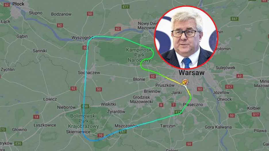 Ryszard Czarnecki opisuje, co zdarzyło się w samolocie