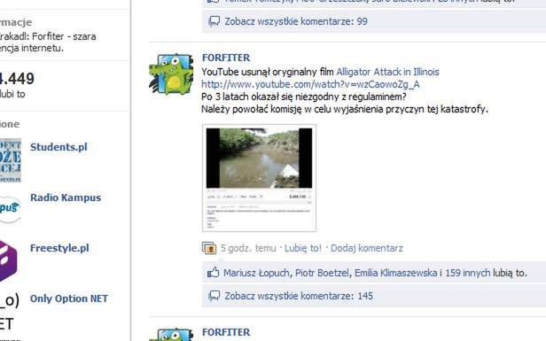 Forfiter skasowany z YouTube'a! 2