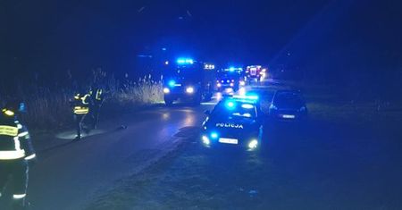 Śmiertelne potrącenie pieszego na drodze powiatowej