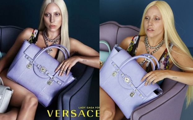 Reklama Lady GaGi dla Versace BEZ RETUSZU! (ZDJĘCIA)