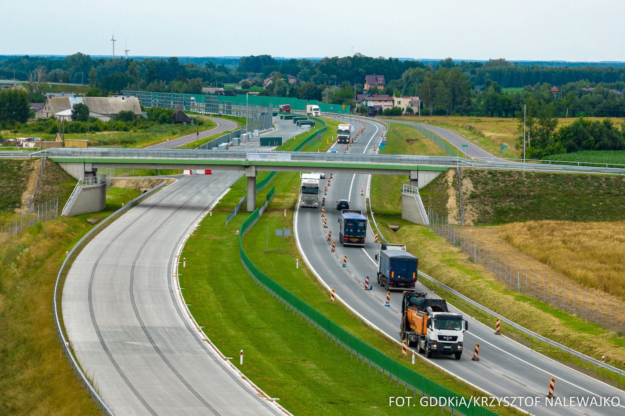 Udostępniona druga jezdnia drogi ekspresowej S7 Pieńki-Płońsk