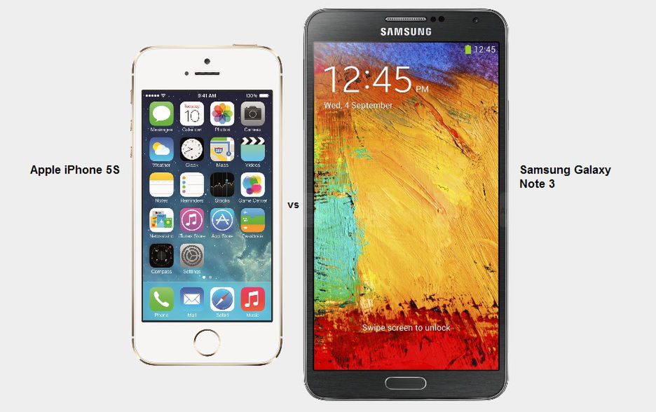 iPhone 5s i Galaxy Note 3