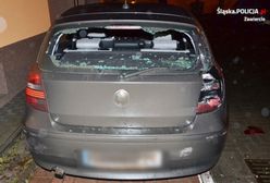 Zawiercie. Próbowała cofać po pijanemu, uszkodziła trzy samochody