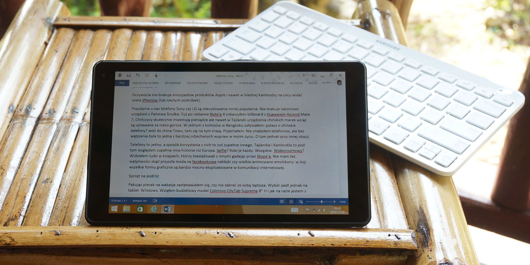 Windows na tablecie: tekst dla tych, którzy myślą o zakupie 2