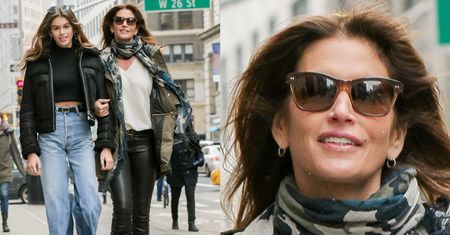 50-letnia Cindy Crawford z córką na zakupach (ZDJĘCIA)