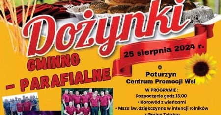 Dożynki w Poturzynie 2024. Występy zaproszonych zespołów. Zobacz godzinowy program
