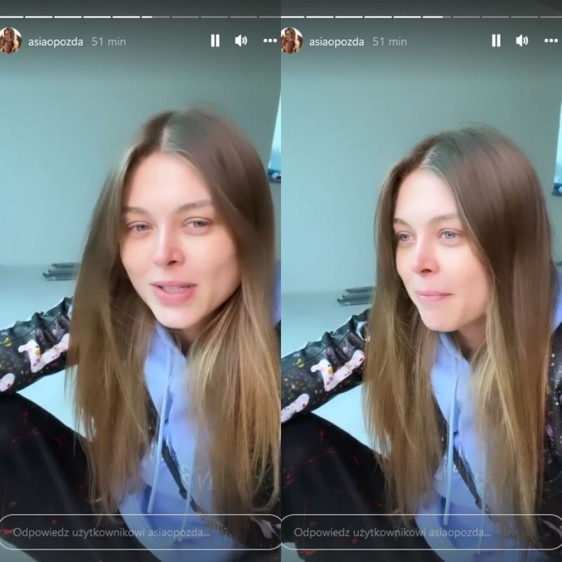 Joanna Opozda pozdrawia z nowego mieszkania