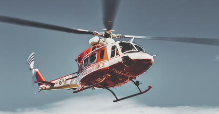 Nagle się zaczęło. Zakażona koronawirusem leciała śmigłowcem