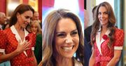 Księżna Kate w sukience w serduszka publicznie ROZPŁYWA SIĘ nad księciem Williamem. Urocza? (ZDJĘCIA)