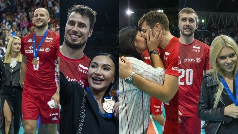 Żony i partnerki gratulują siatkarzom po wygranej z Serbią
