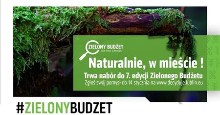 Trwa nabór projektów Zielonego Budżetu nawiązujących do hasła „Naturalnie, w mieście!”