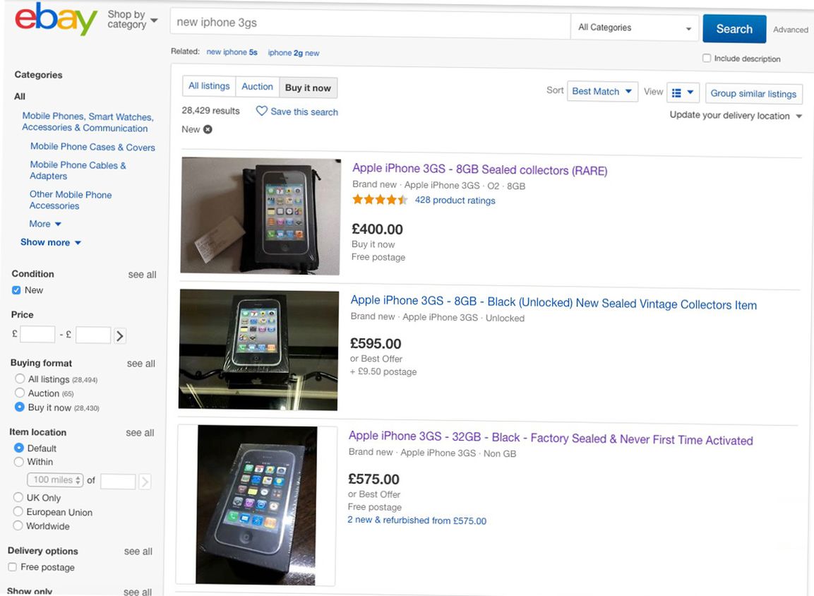 iPhone 3GS wraca do sprzedaży. Kolekcjonerzy mogą zacierać ręce 3
