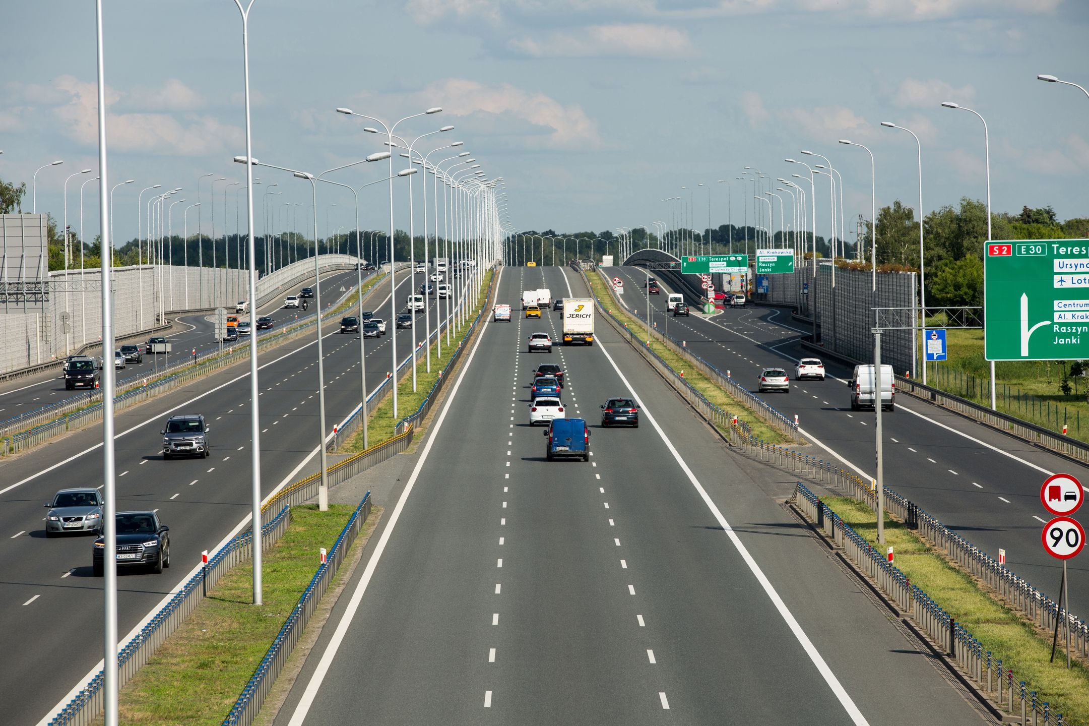 autostrada ciężarówka transport droga samochody droga ekspresowa 