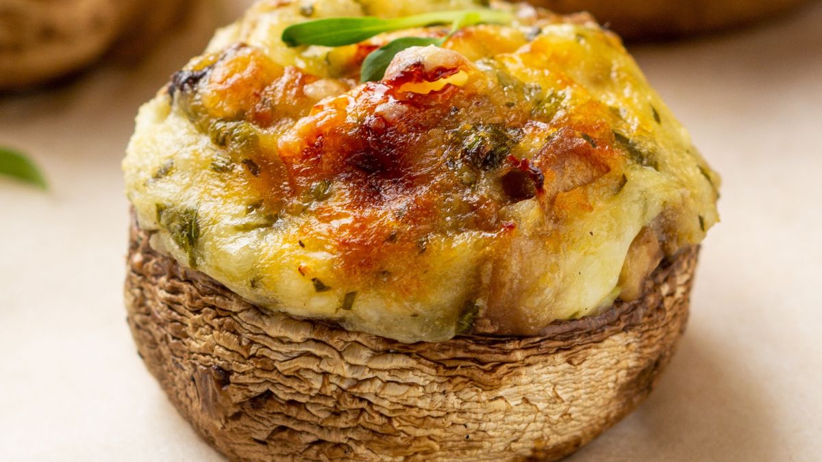 Pieczarki faszerowane z airfryera