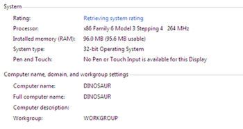 Windows 7 na "dinozaurze sprzętowym" 2