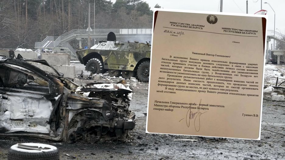 Szef Sztabu Generalnego Białorusi podał się do dymisji?