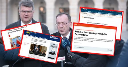 Wąsik i Kamiński zatrzymani. Niemcy piszą o "farsie w Polsce"
